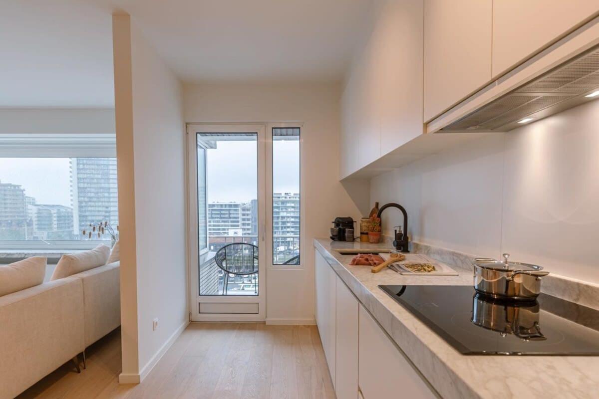 Huswell - Luminous Family Apartment With Magnificent View Ostende Extérieur photo