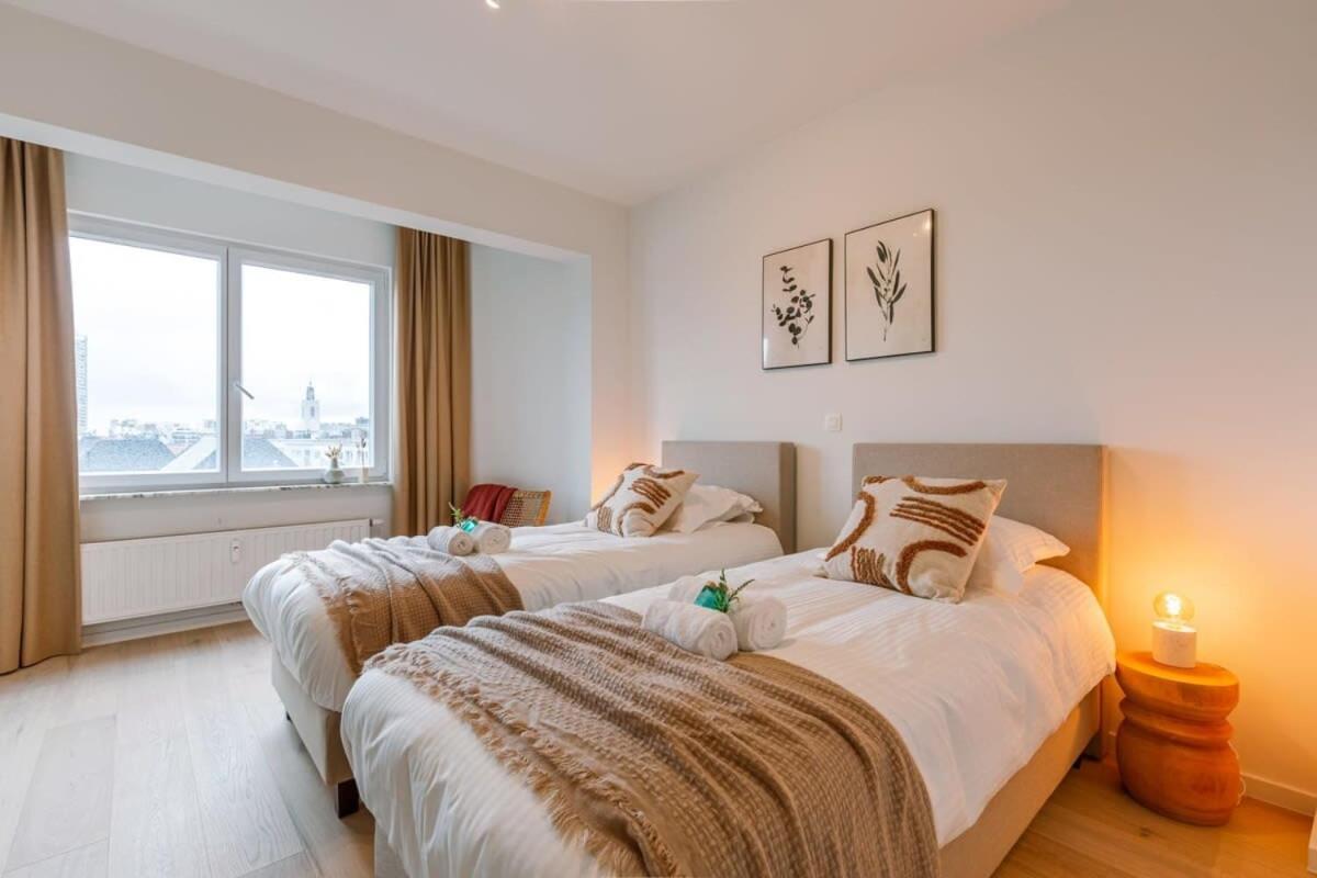 Huswell - Luminous Family Apartment With Magnificent View Ostende Extérieur photo